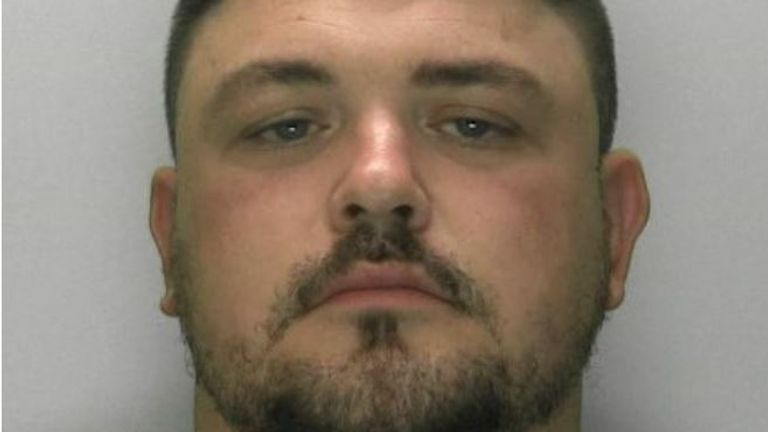 Aaron O’Halloran, 31, caused £23,000 worth of damage to the railway in Birmingham. 