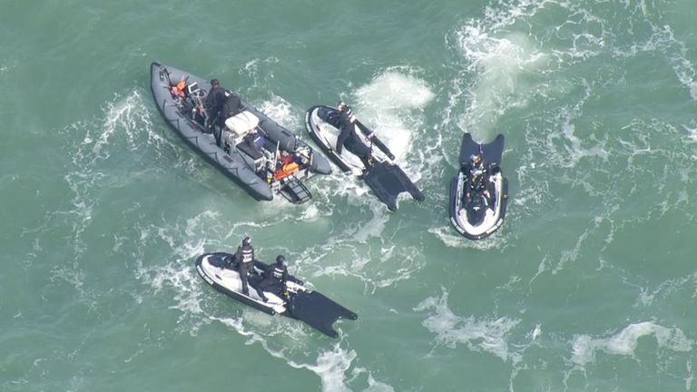 Border Force in the English Channel