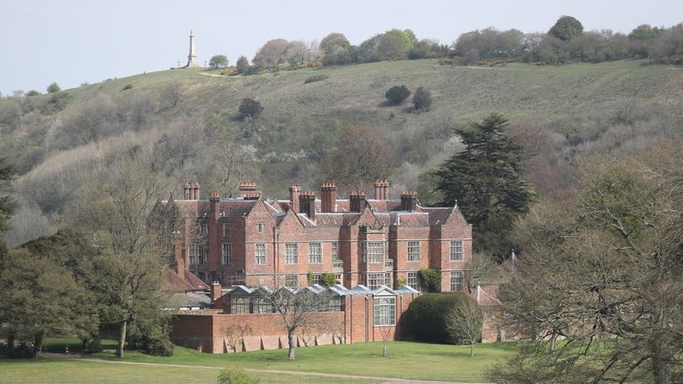 The house is nestled in the Buckinghamshire countryside