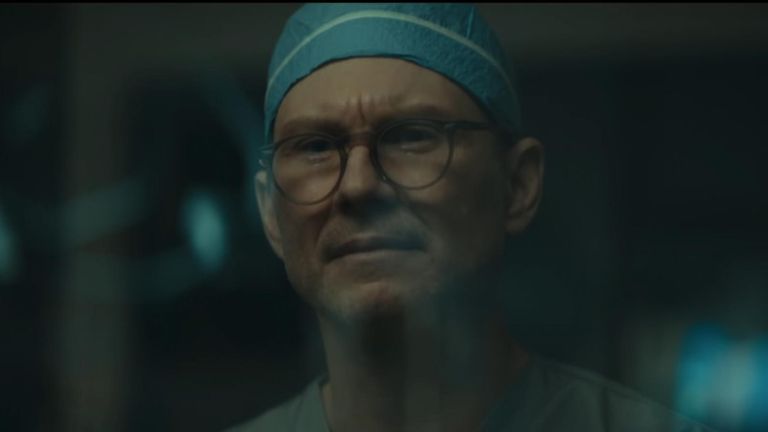 interview with Christian Slater about his new TV series Dr Death
