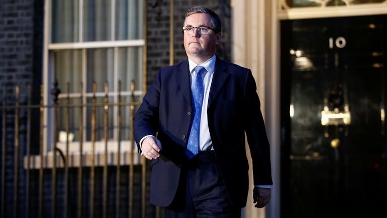 File Image - Newly appointed Justice Secretary Robert Buckland leaves Downing Street, in London, Britain July 24, 2019. REUTERS/Henry Nicholls