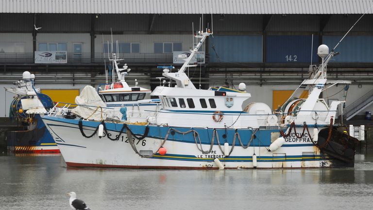 Just 12 out of 47 licences for small French boats were approved for use in UK waters. File pic