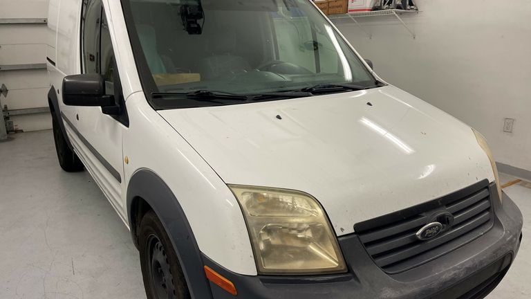Gabrielle 'Gabby' Petito's white transit van has been seized by police. Pic: North Port Police