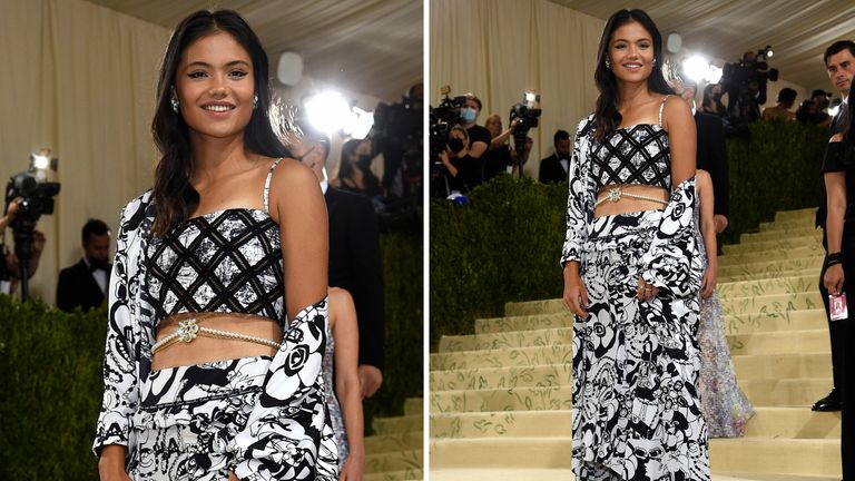 Emma Raducanu attends The Metropolitan Museum of Art's Costume Institute benefit gala 
PIC:AP