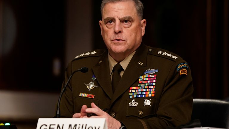 General Milley said he thought US credibility was being &#39;intensely reviewed&#39;