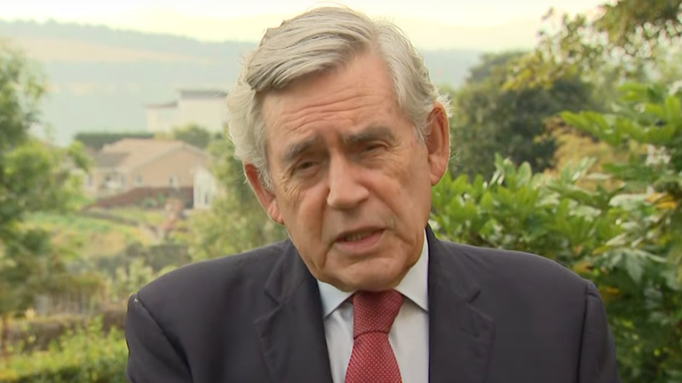 Former Prime Minister Gordon Brown