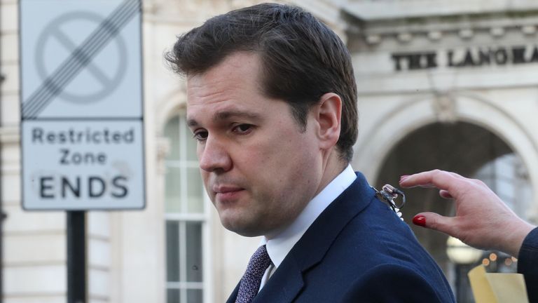 Housing Secretary Robert Jenrick arrives at BBC Broadcasting House in London to appear on the Andrew Marr show. Labour has demanded a top-level investigation into Communities Secretary Robert Jenrick, over how Government funding was allocated to his Newark constituency.
 11-Oct-2020