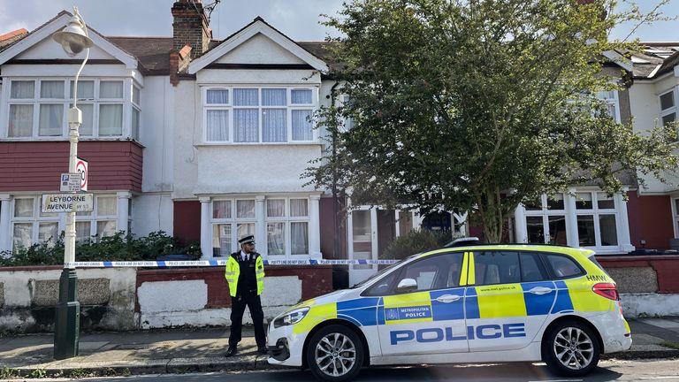 Emergency services at the scene in Leyborne Avenue in Ealing, London, as a murder probe has been launched after a five-year-old girl died at a home in the area. Picture date: Wednesday September 15, 2021.