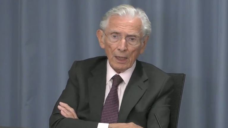Lord Norman Fowler, who was the health secretary from 1981 to 1987, gave evidence at the Infected Blood Inquiry