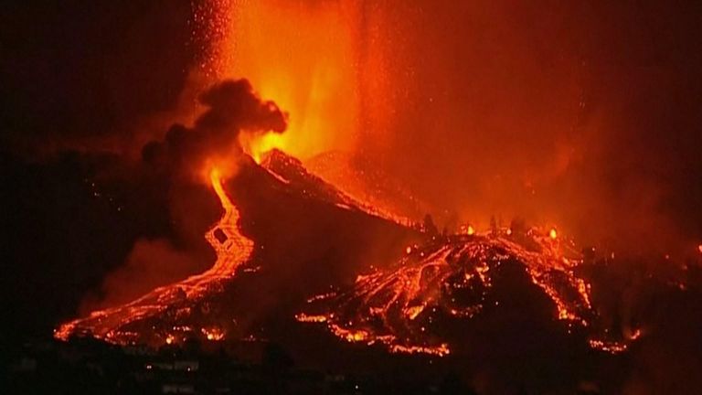 A volcanic eruption on the island of La Palma forced the evacuation of 6,000 people and unstoppable rivers of molten lava have destroyed around 190 houses and caused significant damage to farmland and infrastructure.