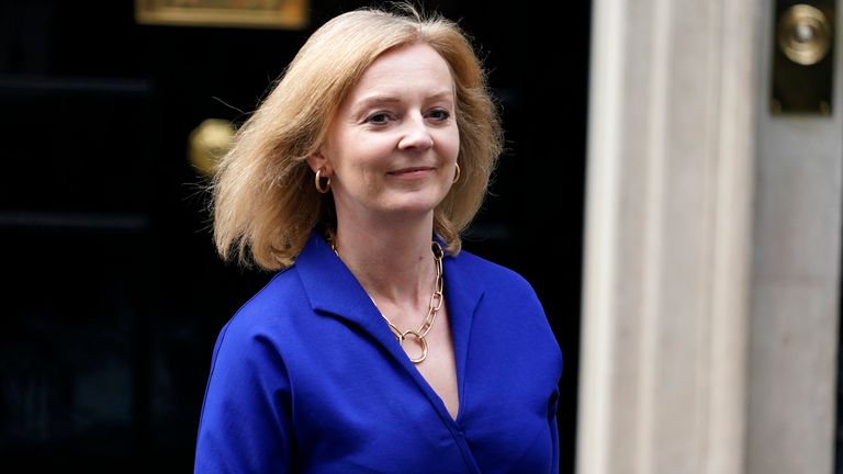 Britain's new Foreign Secretary Liz Truss leaves 10 Downing Street, in London, Wednesday, Sept. 15, 2021. Liz Truss replaced Dominic Raab as foreign secretary in a cabinet reshuffle by British Prime Minister Boris Johnson on Wednesday.
PIC:AP