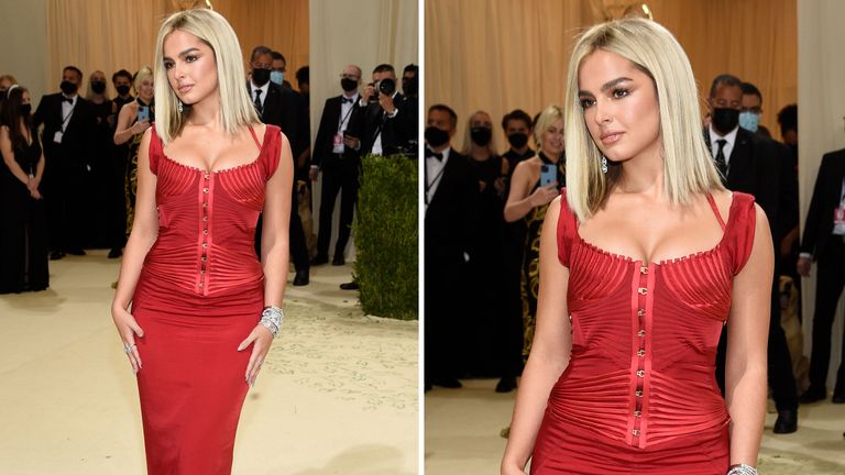 Addison Rae attends The Metropolitan Museum of Art's Costume Institute benefit gala 
PIC:AP