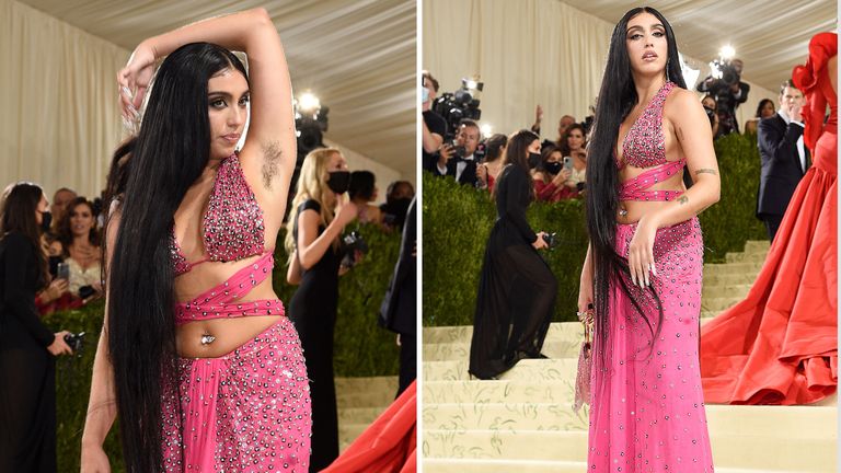 Lourdes Leon attends The Metropolitan Museum of Art&#39;s Costume Institute benefit gala celebrating the opening of the "In America: A Lexicon of Fashion" exhibition 
PIC:AP