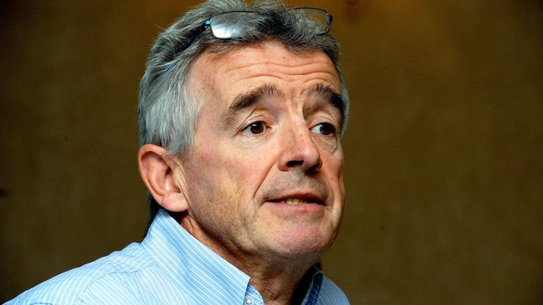 File photo dated 31/08/16 of Ryanair&#39;s chief executive Michael O&#39;Leary who has accused the Irish government of bringing "untold damage" on the aviation and tourism sector. Issue date: Thursday May 27, 2021.