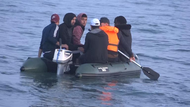 Migrants dans la Manche 