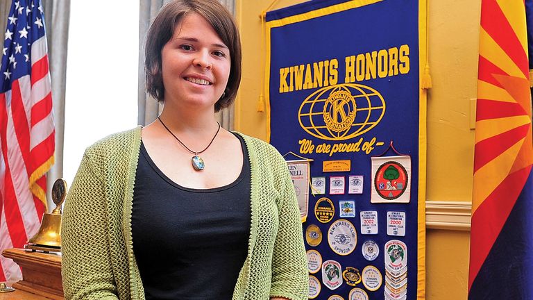 Kayla Mueller, a Prescott humanitarian worker, was kidnapped in Syria in 2013, held hostage by Islamic State militants and killed in February.  Her death has given another human face to the toll of the violence caused by the Islamic State.  Pic: AP / The Daily Courier, Matt Hinshaw