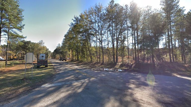 A Google Streetview image of Salkehatchie Road, on which the shooting of Alex Murdaugh is said to have taken place