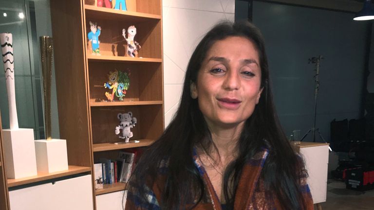In 2019 Nadia Nadim said she wanted to return to Afghanistan to inspire girls in the country Pic: AP