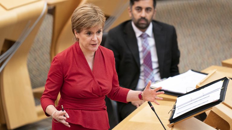 Nicola Sturgeon says She said questions over Scotland&#39;s future "cannot be avoided, nor postponed until the die is already cast"