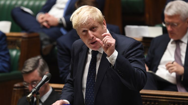 Boris Johnson speaks in the House of Commons as he lays out his sustainable plan for the NHS and Social Care 
PIC:©UK Parliament/Jessica Taylor