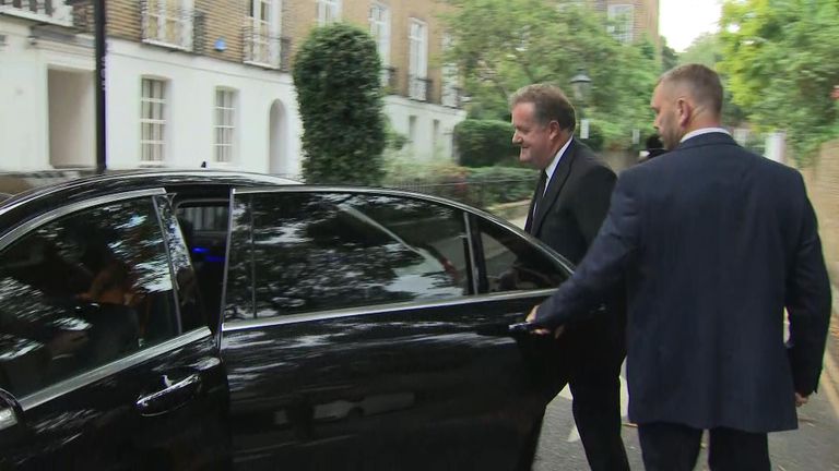 Broadcaster Piers Morgan responded to the Ofcom ruling when leaving his house.