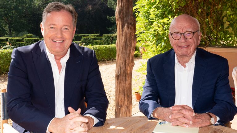 Piers Morgan is joining Rupert Murdoch&#39;s new news channel. Pic: News Corp