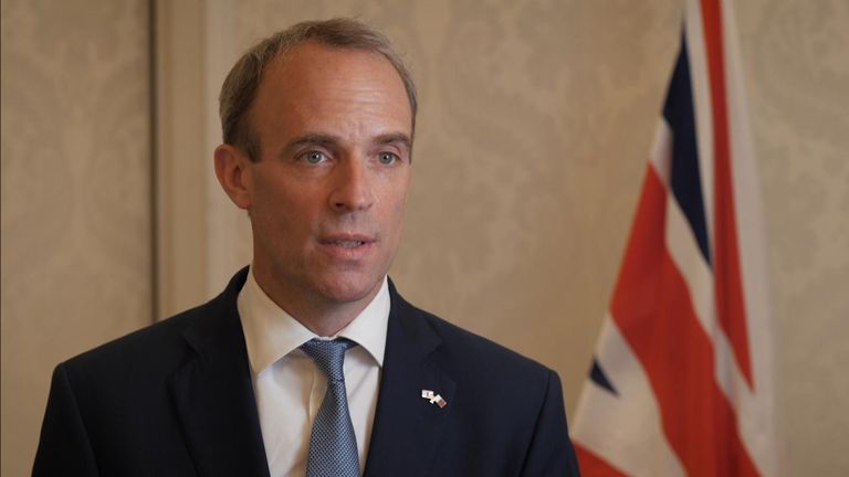 Afghanistan: Raab lays out &#39;opportunities&#39; for further evacuations