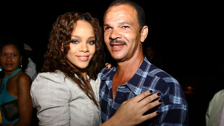 Rihanna and her father Ronald in 2006. Pic: David Crichlow/Shutterstock