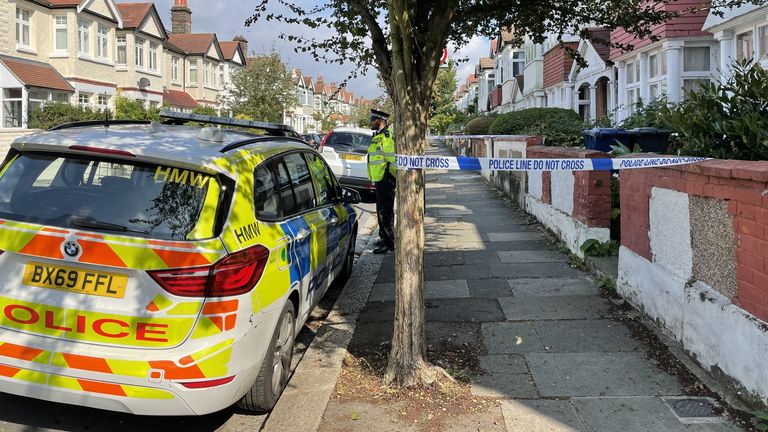 Emergency services at the scene in Leyborne Avenue in Ealing, London, as a murder probe has been launched after a five-year-old girl died at a home in the area. Picture date: Wednesday September 15, 2021.
