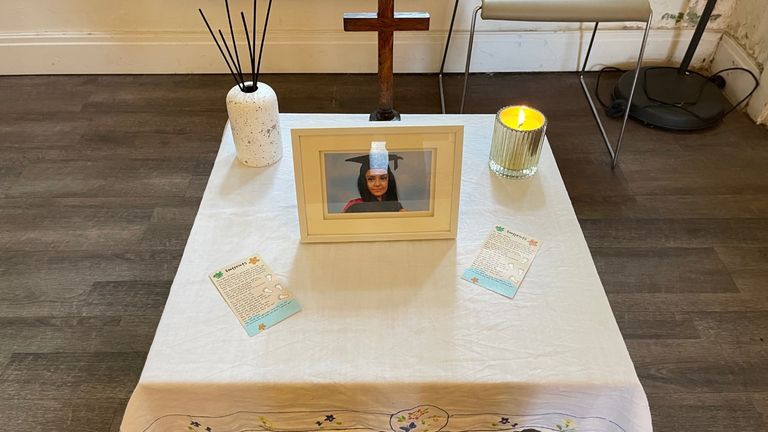 A book of condolences has been set up in memory of Sabina Nessa
