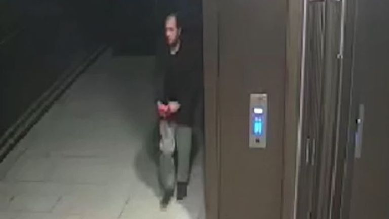 Police release CCTV of a man they want to find in connection with their investigation into the murder of Sabina Nessa 