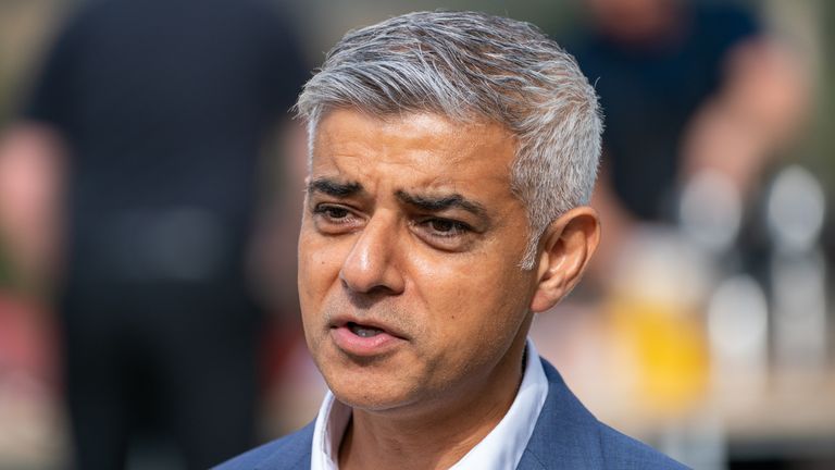 London Mayor Sadiq Khan said urgent global action is needed to tackle climate change