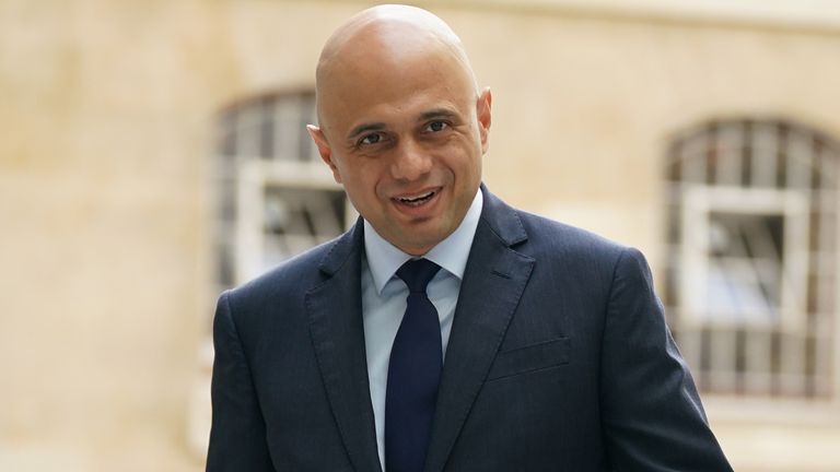 Health Secretary Sajid Javid 