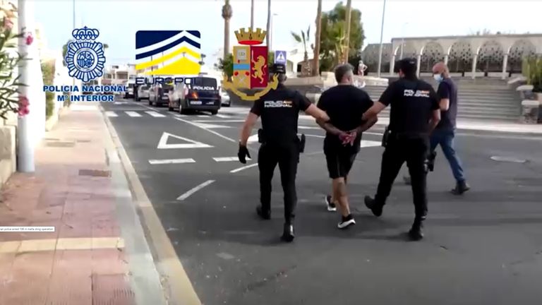 Over 100 people were arrested, the majority in the Spanish island of Tenerife