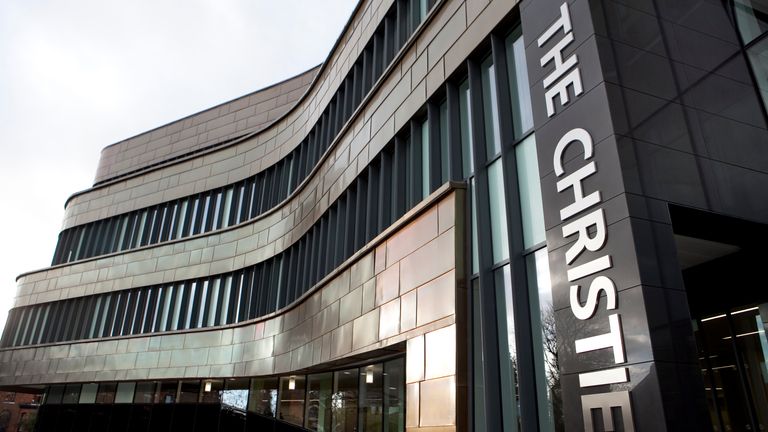 The research on immunotherapy was carried out at The Christie in Manchester. Pic: The Christie NHS Foundation Trust