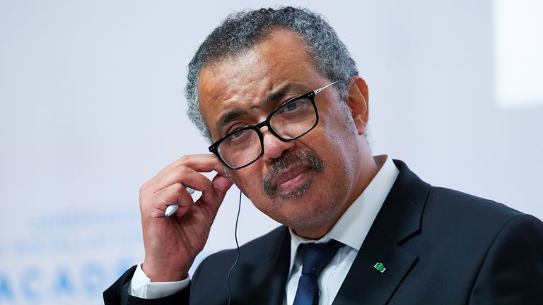 WHO Director-General Tedros Adhanom Ghebreyesus