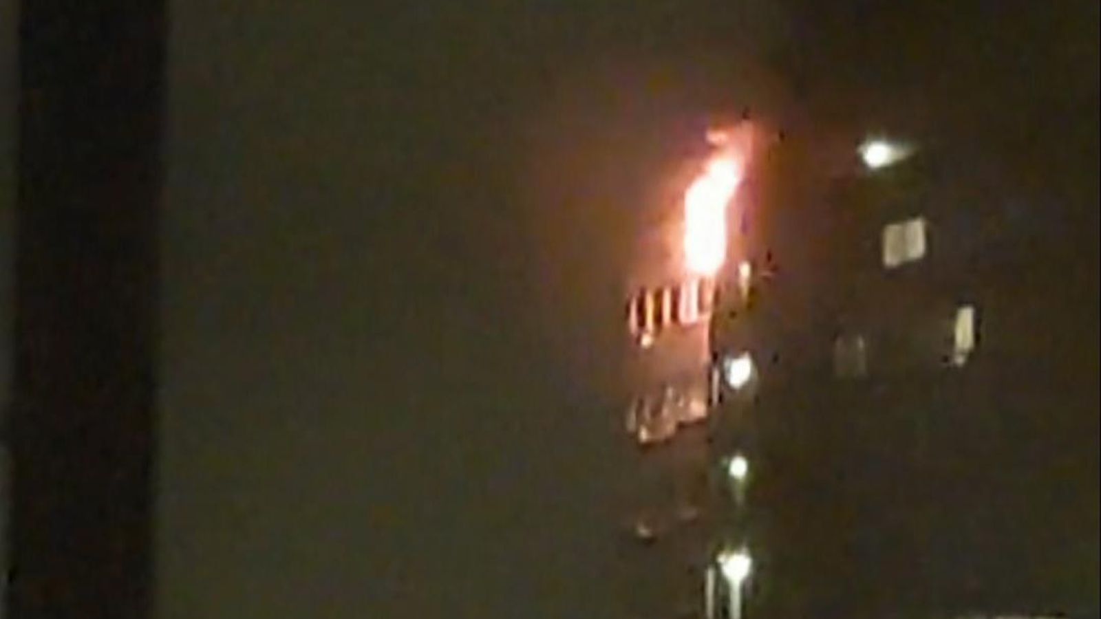 Fire on 20th floor of Battersea tower block UK News Sky News