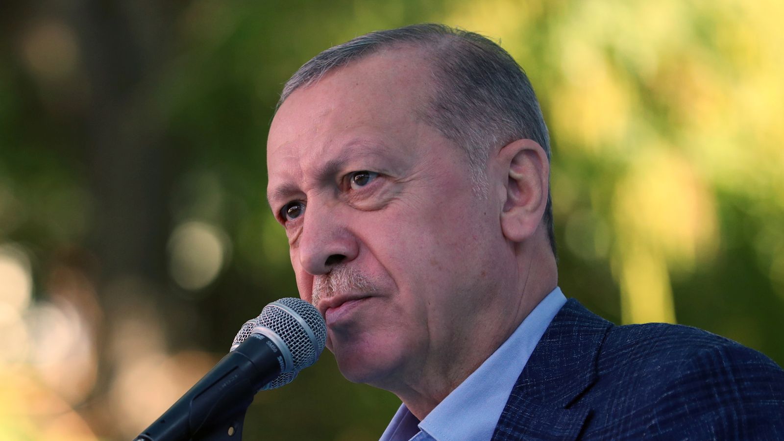 Turkish president Erdogan says 10 ambassadors who backed activist are ‘persona non grata’