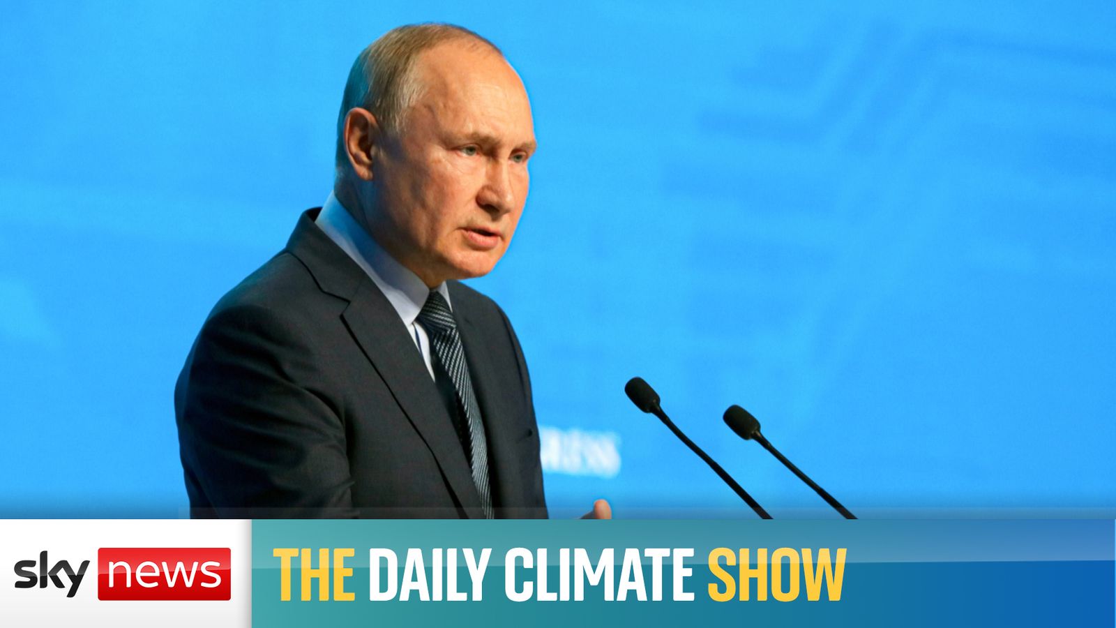 The Daily Climate Show: Russia's Putin will not attend COP26 | Sky News