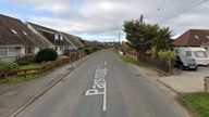 The incident happened at an address on Parsonage Road in Berrow, Somerset. Pic: Google