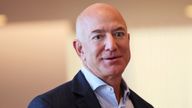Billionaire American businessman Jeff Bezos