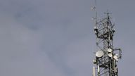 Transmitting antennas are seen on a mobile-phone network relay mast in Tilloy-les-Cambrai, France, September 29, 2020. REUTERS/Pascal Rossignol  