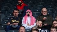 Some Newcastle fans have been dressing up for matches