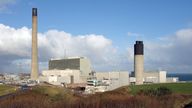 Peterhead power station in Aberdeenshire
