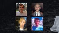 Top left to top right: Gabriel Kovari, Jack Taylor. Bottom left to bottom right: Anthony Walgate, Daniel Whitworth