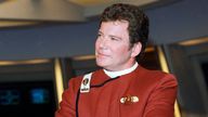 William Shatner - pictured here in 1988 - played Star Trek's Captain Kirk for decades. Pic: AP