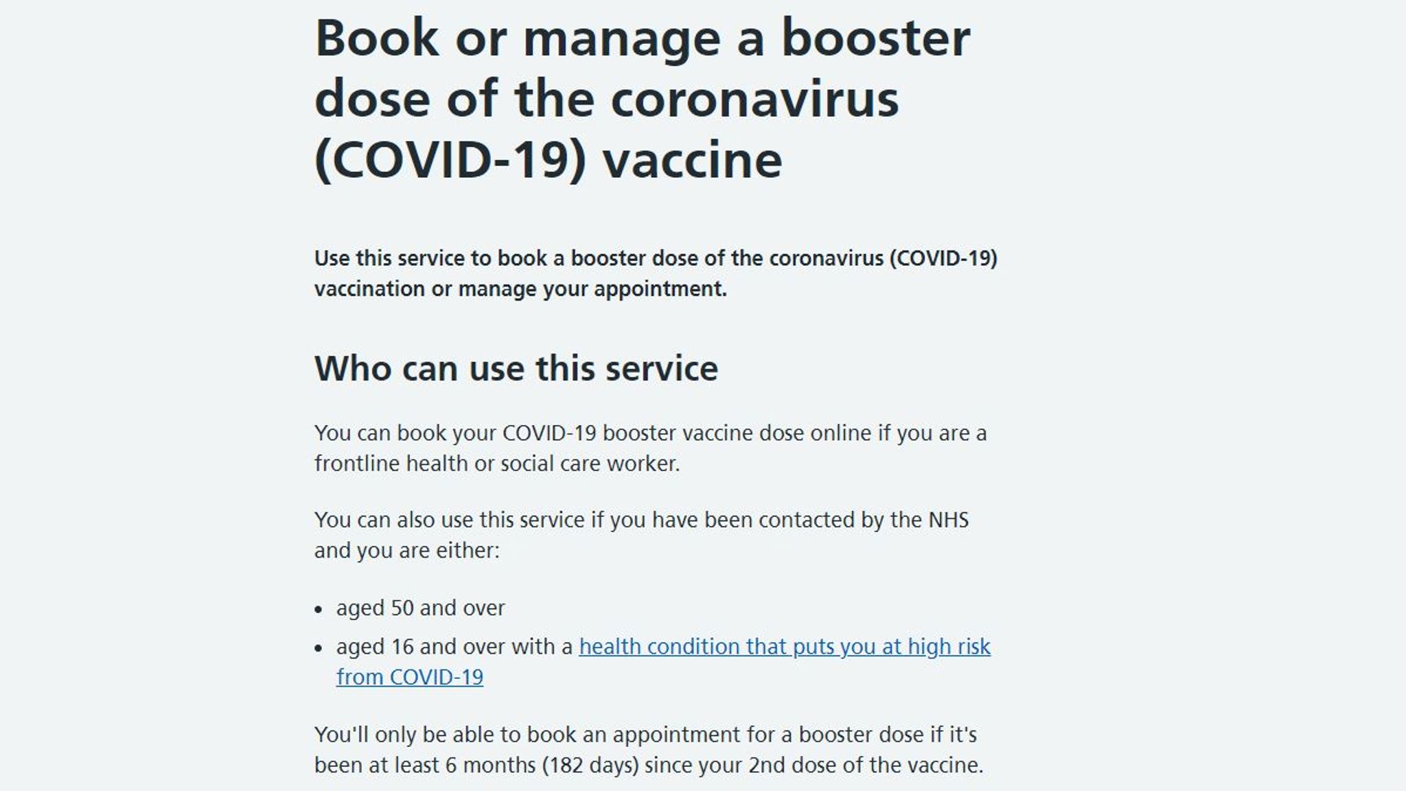 COVID-19: Confusion as minister says book booster jabs but NHS says ...