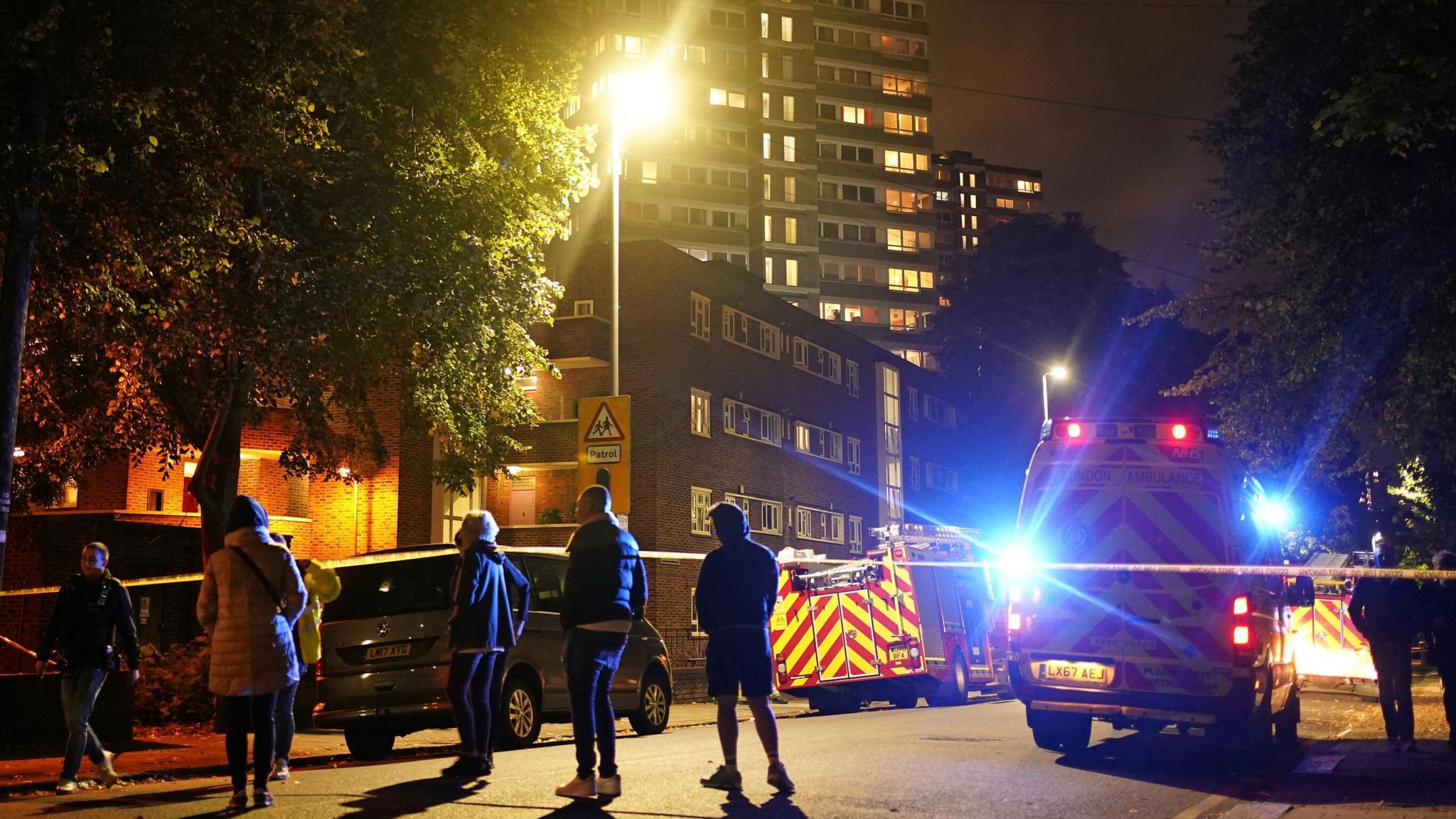 Battersea tower block fire: Woman and child taken to hospital following ...