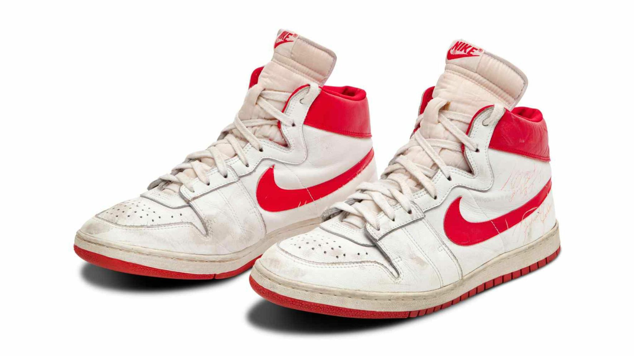 Michael Jordan's 1984 Nike Air Ship trainers break records after selling  for $1.42m | Ents \u0026 Arts News | Sky News