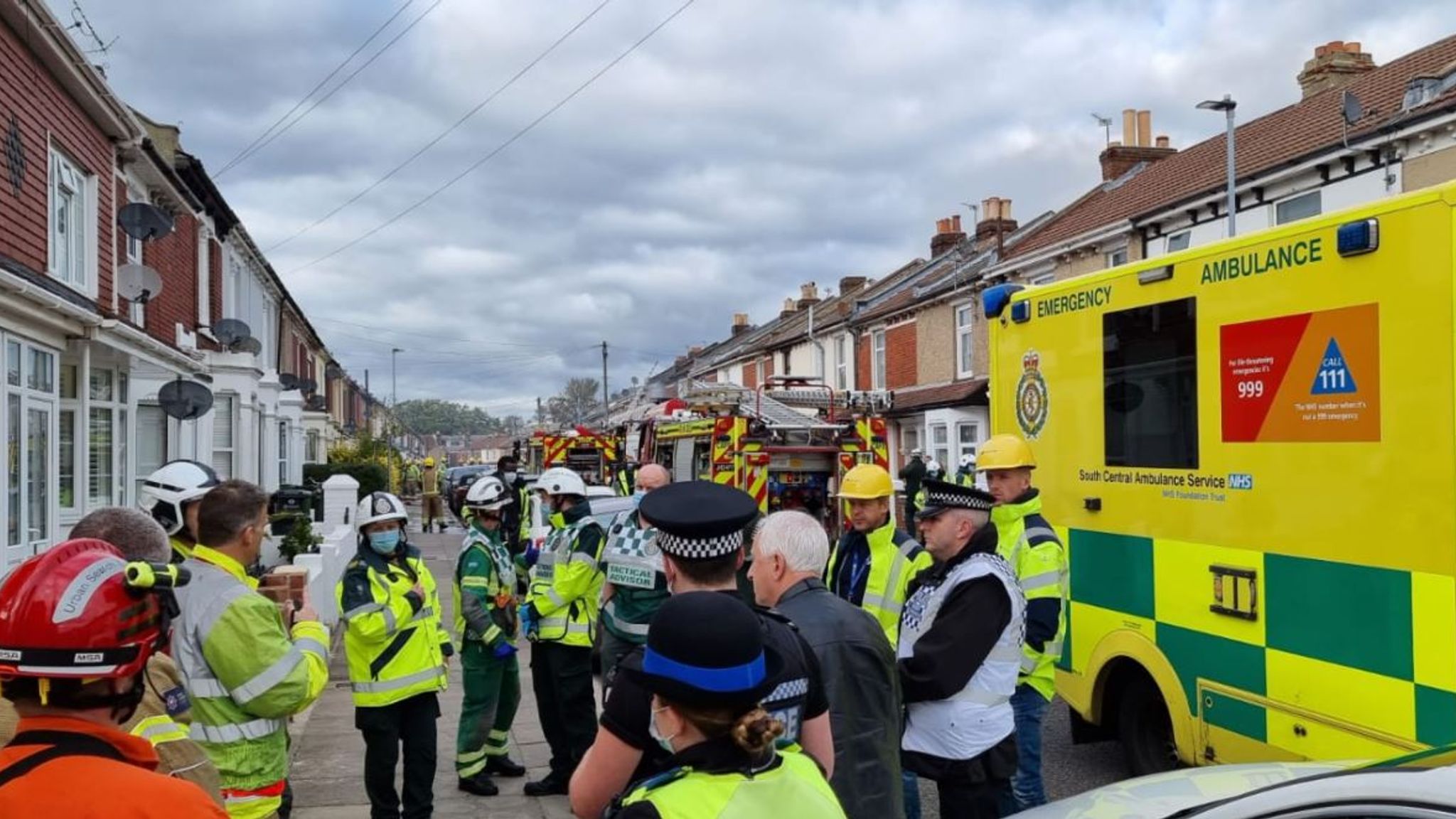 Portsmouth Man and woman seriously injured in explosion at a house in Portsmouth UK News